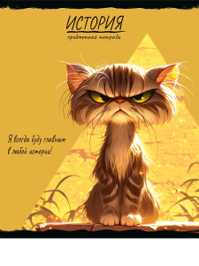 Тетрадь тематическая 48л История ПРО ХВОСТ клетка