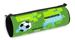 Пенал тубус 210х70мм на молнии Гол