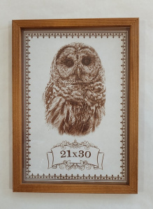 Рамка 21х30 дерево цвет Дуб Мокко темный профиль 2