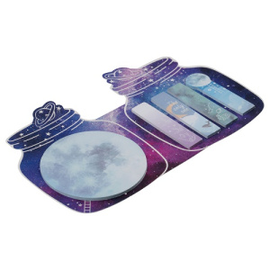 Флажки-закладки и самоклеящиеся блоки в наборе MESHU Universe 20лх5цв