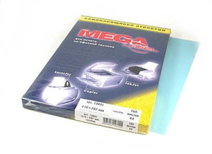 Бумага самоклеящаяся MEGA LABEL А4 голубая 1лист