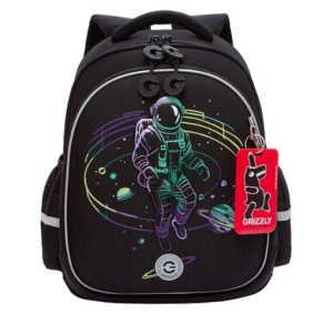 Рюкзак школьный (RAz-587-6/2 черный - серый)