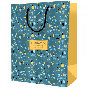 Пакет подарочный 18x23x10см ArtSpace Terrazzo 