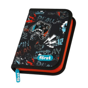 Пенал 1 отделение Först Flawless Victory 200х140х40мм дополнительная откидная секция