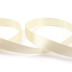 Лента атласная 12 мм 1/2  BLITZ 33м ± 2 м № 008 кремовый Gamma