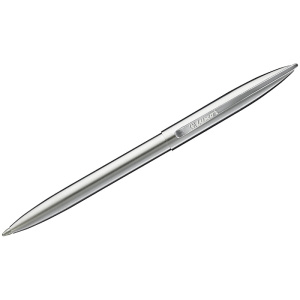 Ручка шариковая 1,0мм Luxor Dyna синие чернила корпус хром