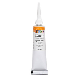 Контур универсальный Декола 18мл с золотыми блестками