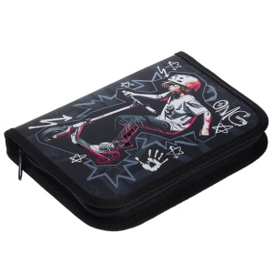 Пенал 1 отделение190х130мм Hatber В скейтпарке с откидной планкой