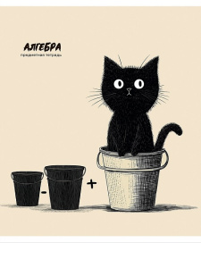 Тетрадь тематическая 48л Алгебра BAD CAT