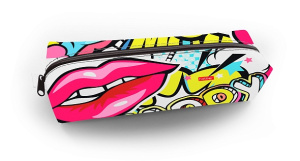 Пенал Hatber Sweet kiss 210х50х60мм на молнии мягкий