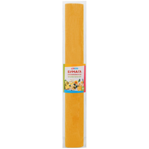 Бумага крепированная 50x250см 110г/м2 желтая ArtSpace
