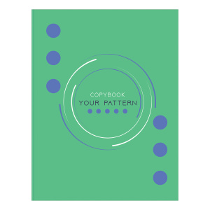 Тетрадь на кольцах А5 120л BG Your pattern глянцевая