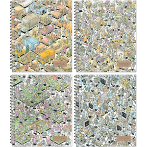 Тетрадь А5 48л клетка Технодудлинг спираль