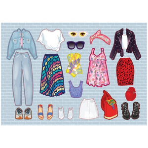 Игра развивающая на магнитах ТРИ СОВЫ Одевашка. Мила 31 элемент