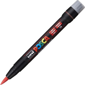 Маркер POSCA PCF-350 красный кисть