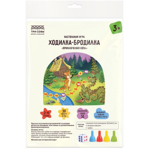 Игра настольная ТРИ СОВЫ Ходилка-бродилка. Приключения кота