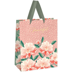 Пакет подарочный 26х32х12см MESHU  Flowers