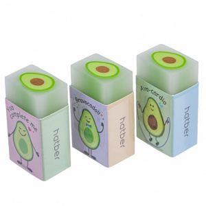 Ластик PVC Hatber Avocado прямоугольный