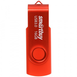 Флеш накопитель 16GB Smart Buy Twist USB 3.0 Flash Drive красный