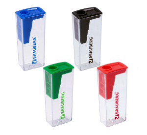 Точилка Brauberg 1 отверстие с контейнером