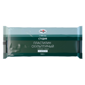 Пластилин скульптурный Гамма Студия оливковый твердый 1кг