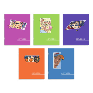 Тетрадь А5 48л клетка Аниме-2