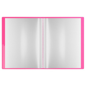 Папка 20 файлов Berlingo Your Way 17мм 600мкм розовый неон с внутренним карманом