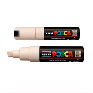 Маркер POSCA PC-8K бежевый до 8.0 мм скошенный наконечник