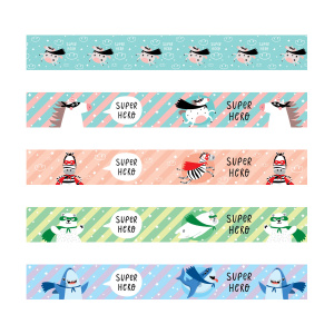 Закладка  магнит для книг 25х195мм ArtSpace Super Hero блестки