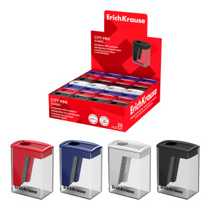 Точилка с контейнером ErichKrause City Mini Classiс 