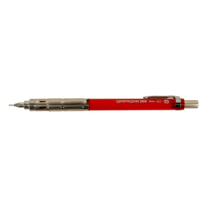 Карандаш автоматический 0,5мм Pentel GraphGear 300 красный корпус