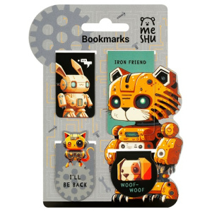 Закладки магнитные для книг MESHU Iron friend 4шт