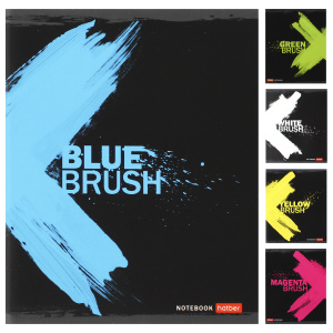 Тетрадь А5 96л клетка Взмах кистью Hatber