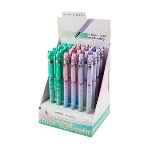 Ручка шариковая 0,5мм синие чернила Bruno Visconti ColorSurf Zefir