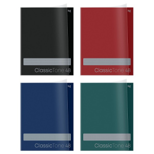 Тетрадь 48л А5 клетка BG ClassicTone пластиковая обложка