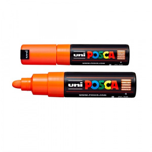 Маркер POSCA PC-7M оранжевый 4.5-5.5мм пулевидный наконечник