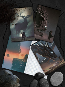 Тетрадь А4 80л клетка Lorex demons inside