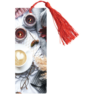 Закладка для книг 3D с линейкой 150x55мм ArtSpace Cozy