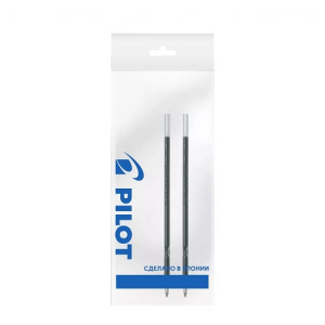 Стержень шариковый автомат 98мм 0,7мм Pilot синий 2шт