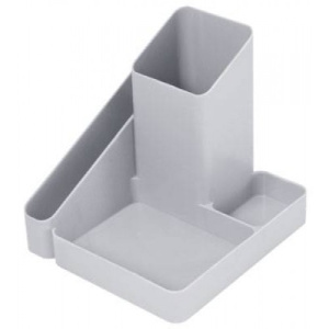 Подставка для канцмелочей ИМИДЖ серая