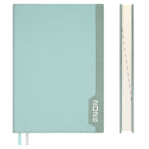 Ежедневник датированный 2026г А5 176л ESCALADA Джут мятный Думай как миллиардер 