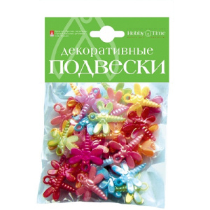 Декоративные подвески из пластика Животные ассорти