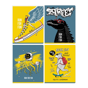 Тетрадь 60л А5 линия BG Never stop