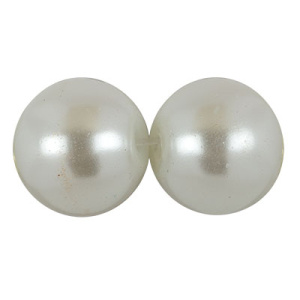 Бусина стеклянная Zlatka GBP-01 4 мм 106 шт на нити № 27 белый матовый