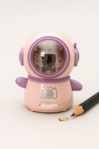 Точилка для карандашей электрическая Astronaut pink