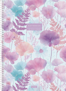 Тетрадь А4 120л клетка 3 цветных разделителя на спирали 