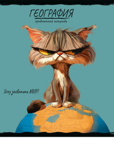 Тетрадь тематическая 48л География ПРО ХВОСТ клетка