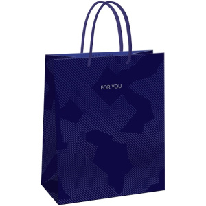 Пакет подарочный 11х14х6,5см MESHU Blue pattern