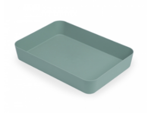 Лоток для канцелярских мелочей Стамм NY 185х265х45мм зеленый