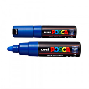 Маркер POSCA PC-7M синий 4.5-5.5мм пулевидный наконечник